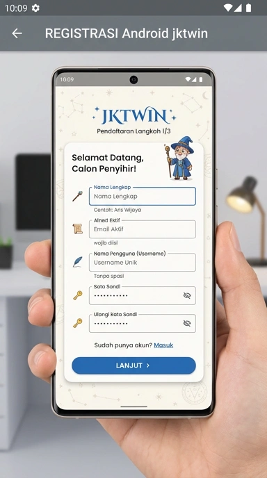 Cara Mudah Buat Akun jktwin untuk Pengguna Baru